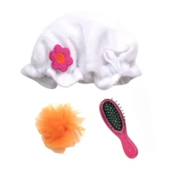 Sophia's - 18" Doll - Towel Wrap, Shower Cap, Sponge & Hairbrush Set - White 5 Sophia's - 18" Doll - Towel Wrap, Shower Cap, Sponge & Hairbrush Set - White -Doll Sale Shop GUEST c901b36d 6054 405e 83c3 31d4b3ca6c9f