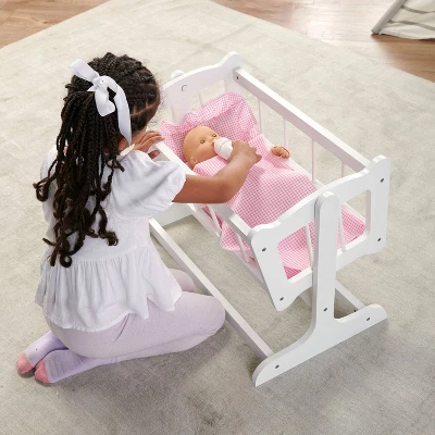 Badger Basket Heirloom Style Doll Cradle 2 Badger Basket Heirloom Style Doll Cradle - Image 2