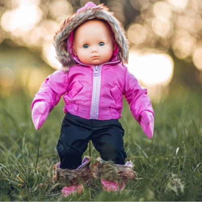 The Queen's Treasures 15 Inch Baby Doll Clothes Complete Pink Snow Suit 2 The Queen's Treasures 15 Inch Baby Doll Clothes Complete Pink Snow Suit - Image 2