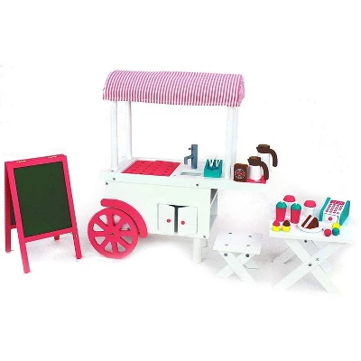 Playtime By Eimmie Cafe Cart With Accessories 1 Playtime By Eimmie Cafe Cart With Accessories