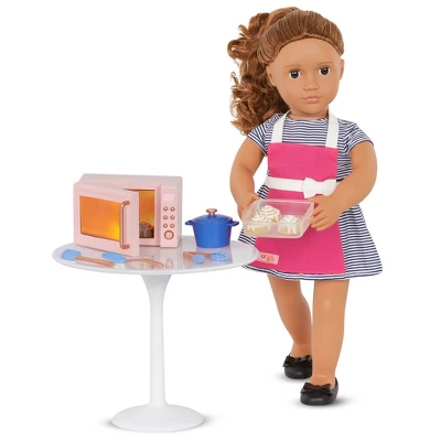 Our Generation In The Kitchen Microwave Accessory Set For 18" Dolls 2 Our Generation In The Kitchen Microwave Accessory Set For 18" Dolls - Image 2