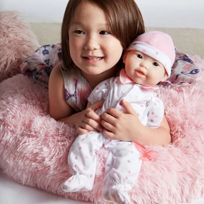 JC Toys La Baby 16" Doll - Pink Outfit 2 JC Toys La Baby 16" Doll - Pink Outfit - Image 2