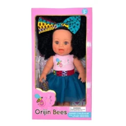 Orijin Bees Curly Swizzy 12" Baby Bee Doll - Black Hair With Brown Eyes -Doll Sale Shop GUEST d35be64d bb83 484f 9019 89e10cee8faa