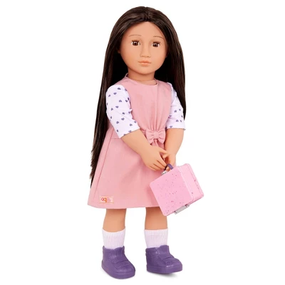 Our Generation Lin With School Lunch Box 18" Doll 1 Our Generation Lin With School Lunch Box 18" Doll