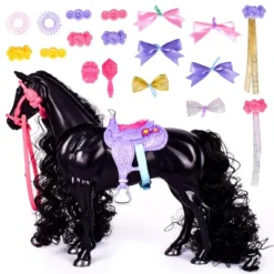 Glam-R-Ranch Raven Dream - Horse Toy With Hair Accessories -Doll Sale Shop GUEST d9551252 7945 4a84 b268 8cd8008ff47d