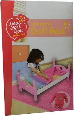 The New York Doll Collection 18 Inch Wooden Bed 3 The New York Doll Collection 18 Inch Wooden Bed - Image 3