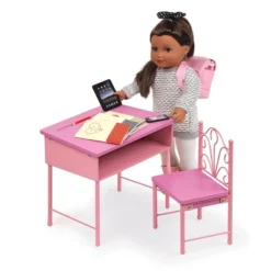 Badger Basket Back-to-School Doll Desk And Chair With Accessories 7 Badger Basket Back-to-School Doll Desk And Chair With Accessories -Doll Sale Shop GUEST e2e278c3 fcf2 4e5b 8b6c ad95ec4d2152