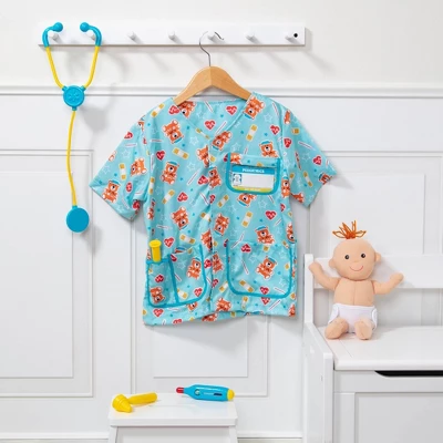 Melissa & Doug Pediatric Nurse Role Play Costume Set (8pc) - Includes Baby Doll, Stethoscope 8 Melissa & Doug Pediatric Nurse Role Play Costume Set (8pc) - Includes Baby Doll, Stethoscope - Image 8