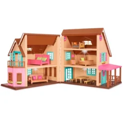 Li'l Woodzeez Toy House With Furniture 20pc - Honeysuckle Hillside Cottage -Doll Sale Shop GUEST e72fc48e 9009 4eec a2de 4e530aa4a816