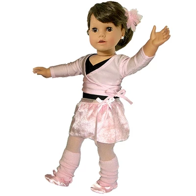 Sophia’s Complete Ballet Leotard And Sweater Set For 18" Dolls, Light Pink 1 Sophia’s Complete Ballet Leotard And Sweater Set For 18" Dolls, Light Pink