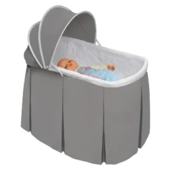 Badger Basket Cuddles Rocking Doll Bassinet - Gray/White -Doll Sale Shop GUEST e9caab94 1c7a 431d 84d0 e5b7e48c6657