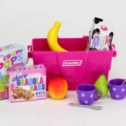 Sophia’s Cooler, Mugs And Grocery Food Set For 18'' Dolls, Hot Pink -Doll Sale Shop GUEST eb35b898 4f8e 4c32 80b1 d89171c0432f