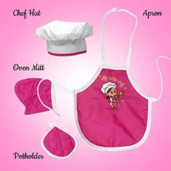 The New York Doll Collection Kids Baking Set With Apron