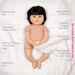 Paradise Galleries Reborn Baby Doll Kayo Hana 20 Inch Toddler - Black Hair/Brown Eyes -Doll Sale Shop GUEST ef7cec62 31f6 4c0b 81a1 544331c0e23d