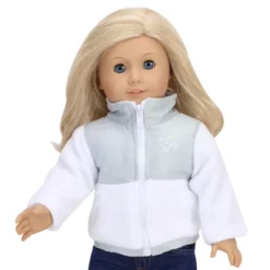 Sophia’s Fleece & Nylon Jacket For 18” Dolls, White/Silver 3 Sophia’s Fleece & Nylon Jacket For 18” Dolls, White/Silver -Doll Sale Shop GUEST eff8721e 46a5 45b0 8071 44a3cd507668