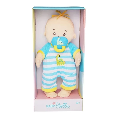 Manhattan Toy Baby Stella Boy Soft First Baby Doll For Ages 1 Year And Up, 15" 5 Manhattan Toy Baby Stella Boy Soft First Baby Doll For Ages 1 Year And Up, 15" - Image 5