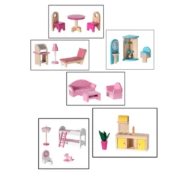 ShpilMaster Wooden Doll House With Toys And Furniture Accessories With LED Light For Ages 3+ 15 ShpilMaster Wooden Doll House With Toys And Furniture Accessories With LED Light For Ages 3+ -Doll Sale Shop GUEST f8b58daa 31f4 48c6 a246 89d5e3ec4bb9