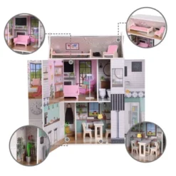 Olivia's Little World By Teamson Kids Wooden Dreamland Farmhouse Dollhouse Set -Doll Sale Shop GUEST fbfbb2a9 719d 4412 b397 63d666b3c475