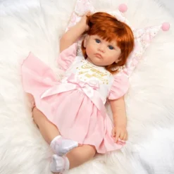 Paradise Galleries Reborn Toddler - Once Upon A Princess, 20 Inch Made In GentleTouch Vinyl, Red Hair, 6-Piece Realistic Baby Doll Gift Set -Doll Sale Shop GUEST fdbbaa41 fc81 4134 abbe 3639bf845c37